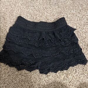 Rue 21 size small Black Lace Crochet Shorts